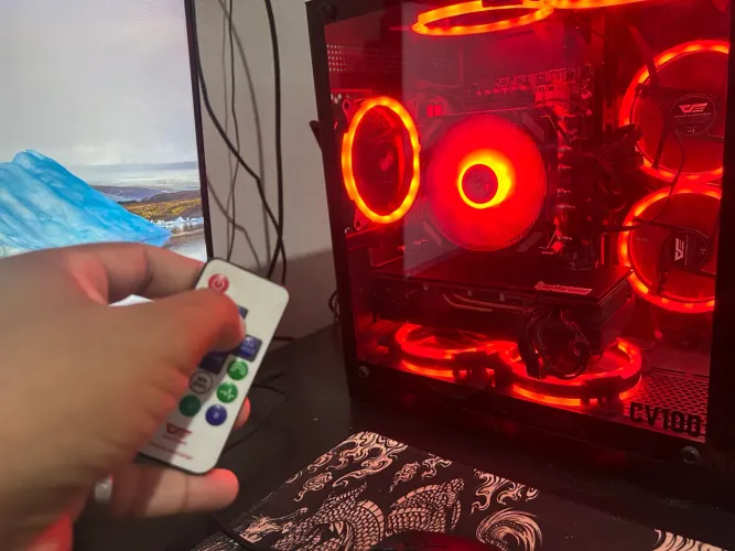 PC GAMER RX 5700 XT + XEON 2680 V4 | 16GB RAM | SSD 1TB | 7 FANS ARGB