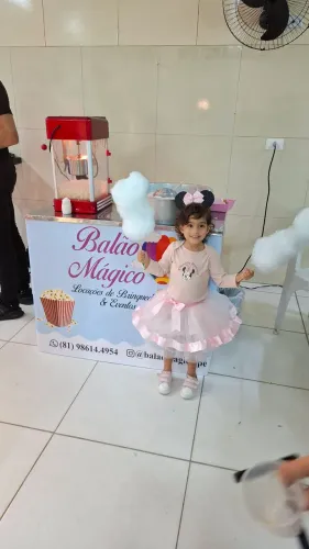 Pipoca e algodão doce p festas