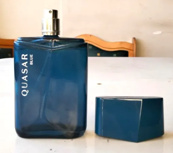 Frasco de Perfume Vazio - Quasar Blue - O Boticário