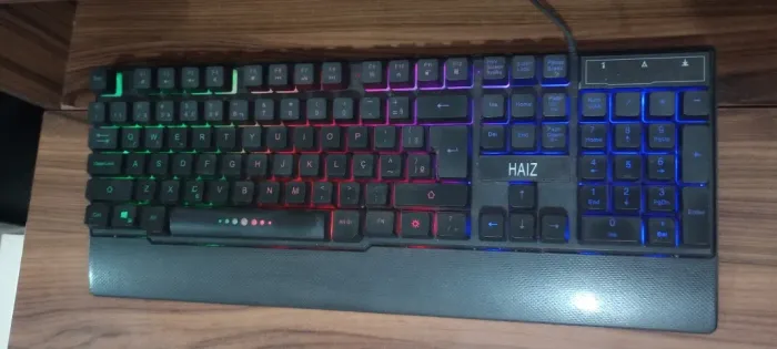 Teclado Gamer - Haiz Hz-100 Com Luz - Rgb - Jogos On Line