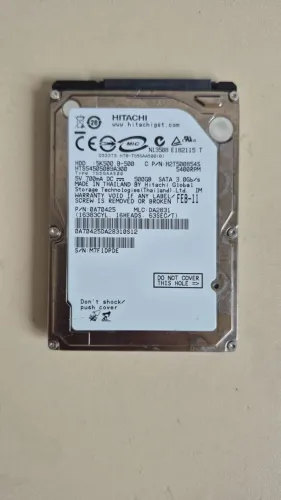 HD NOTEBOOK SATA 500GB HITACHI - SAUDE 100%