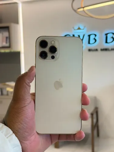 iPhone 12 Pro Max 256GB 76% Dourado - Loja Fisca