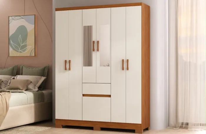 Guarda roupa 6 portas 1 gaveta entrega imediata