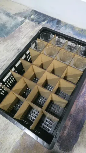 Colmeia Divisórias para organização de taças e copos 55x35.5x16cm Novo