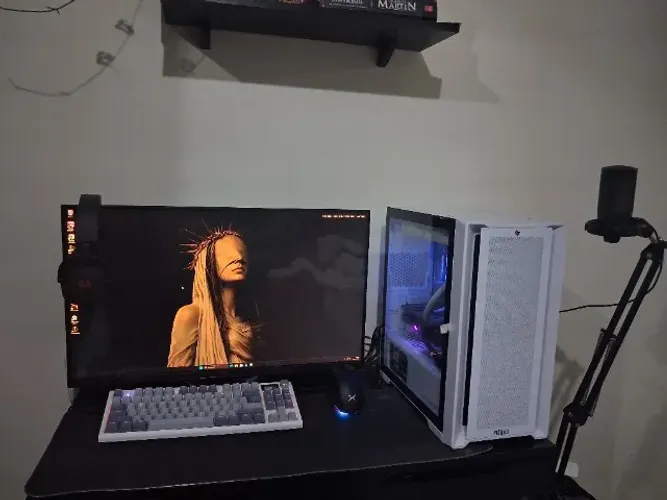 VENDO PC GAMER RYZEN 5600X RTX3060TI passo cartão e aceito troca em inferior