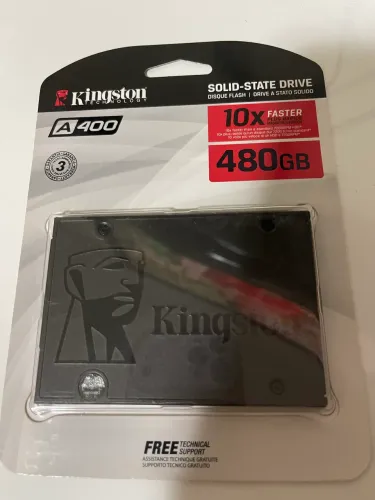 SSD Kingston A400 480GB - Novo Lacrado