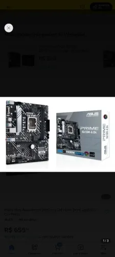 Placa mãe Asus H610M-A D4
