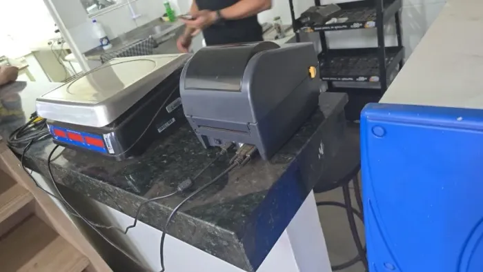 Balança digital com impressora 