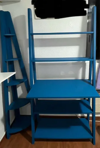 Estante azul