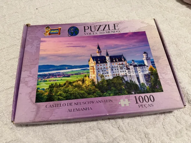 Quebra cabeça 1000 peças Uriarte Castelo de Neuschwanstein Alemanha