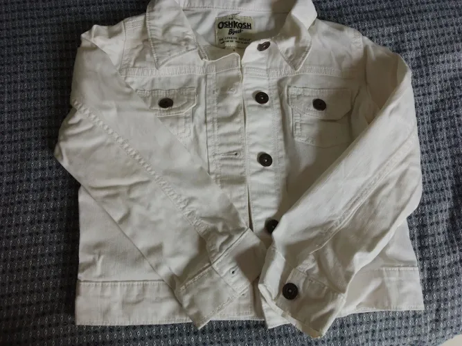 Jaqueta Osh Kosh B'Gosh branca tam 8
