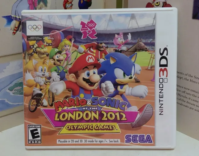 Jogo Mario and Sonic at London 2012 Olympic Games Nintendo 3DS + Brinde