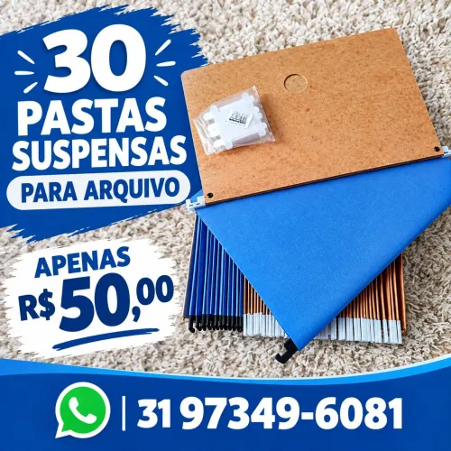 Pastas suspensas 30 unidades $$ 50.00 Bairro Cidade de Bh