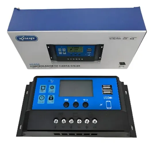 Controlador De Carga Para Painel Solar 40a Usb 12/24v