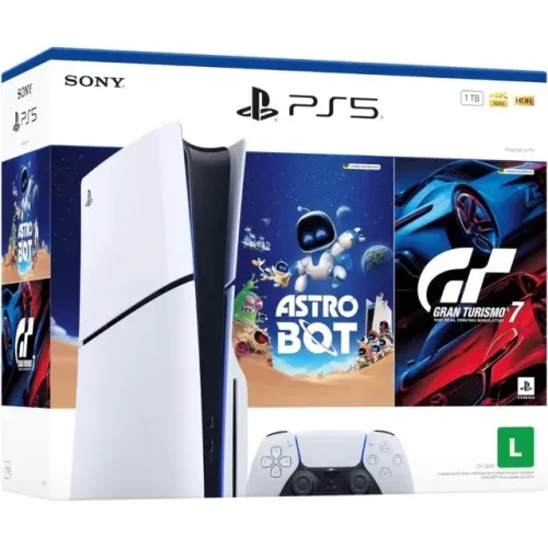 Play Station 5 Slim Com Drive 1TB Novo Lacrado