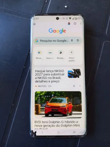 Moto Edge 40 neo (tela trincada)