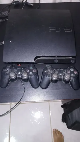 Playstation 3 slin desbloqueado com 23 jogos e guitarra