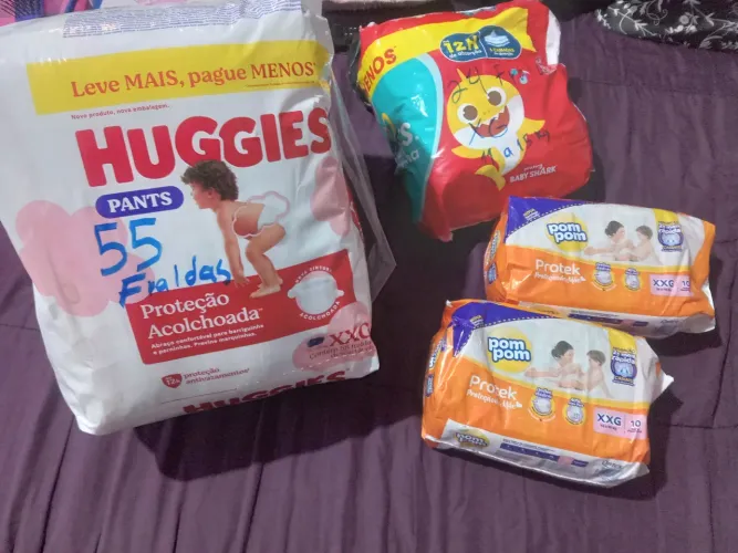 Fraldas XXG em promoção!!!