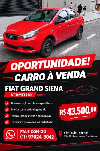 Fiat Grand Siena 1.0 EVO Flex 8V 4P 2021