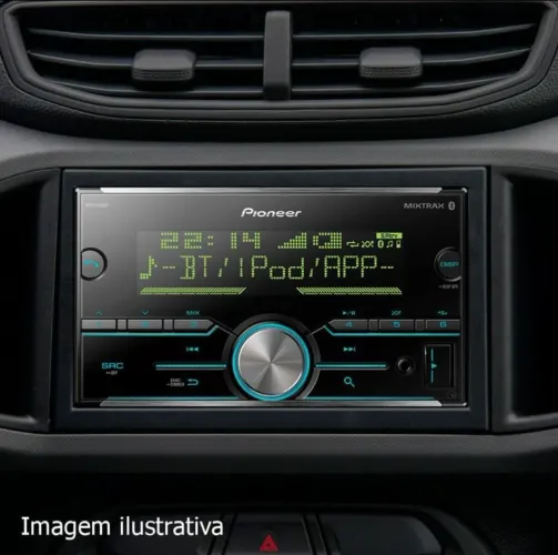 Rádio Multimédia Pioneer MVH S618BT * Bluetooth