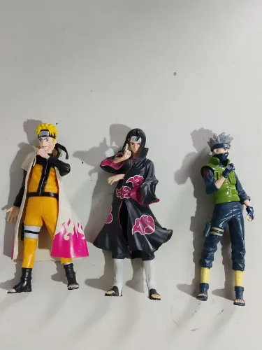 3 Bonecos do Naruto 
