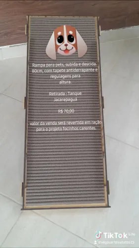 Vendo rampa Pet mdf