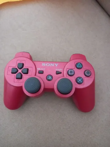 Controle Original Sony DualShock 3 Vermelho Edição Limitada PS3 - Impecável