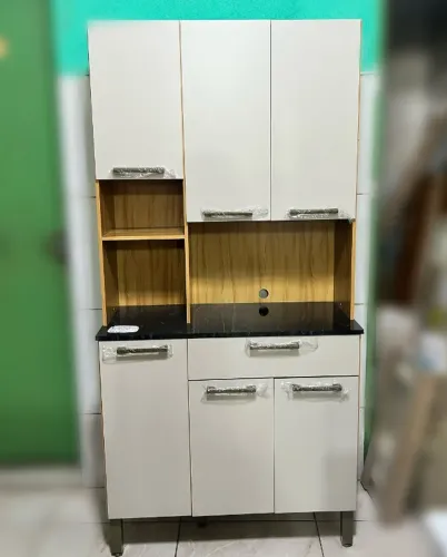 Sofisticação e Funcionalidade em Cada Detalhe: Conheça o Kit Cozinha Compacta Tannat Gold