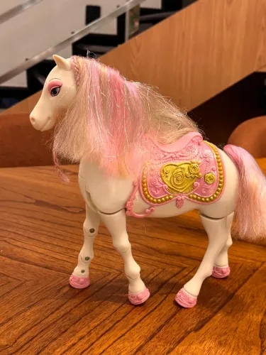 Cavalo Da Barbie Mattel 2007 Princesa Aurora - Para Restauro / Exposição