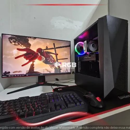  PC Gamer - Xeon E5 2670 V3 + 32GB + SSD 128GB + HD 1TB + RX 580 12X SEM JUROS