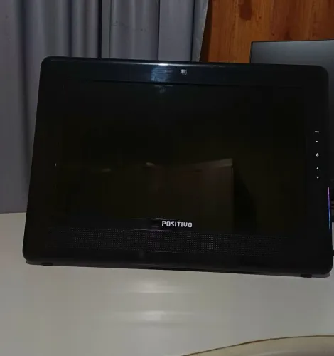 Monitor LCD widescreen 15,6 polegadas Positivo Smile Light 5619.<br>