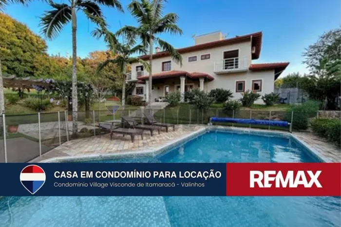 Casa com 5 Suítes e Campo de Futebol para Locação no Village Visconde de Itamaracá