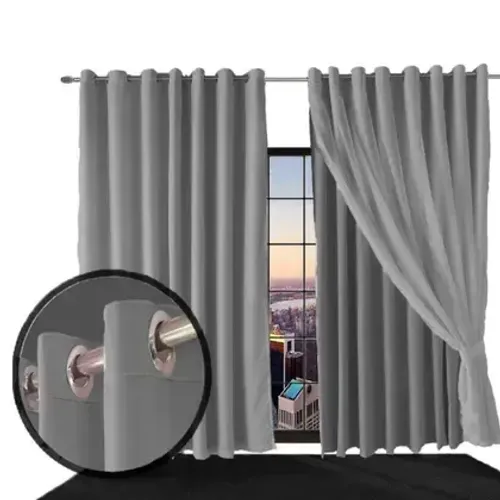 Cortina Blackout 2,70x1,80 Corta Luz 100% - Para Quarto e Sala