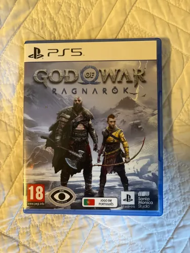 God of War Ragnarok PS5 mídia física 