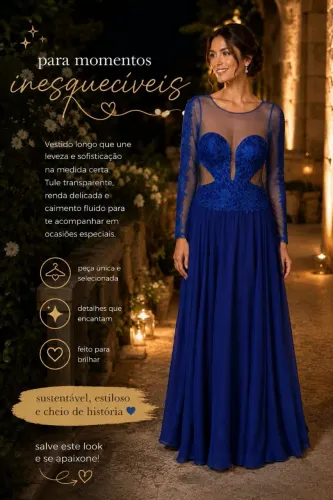 VESTIDO DE FESTA GOWARA