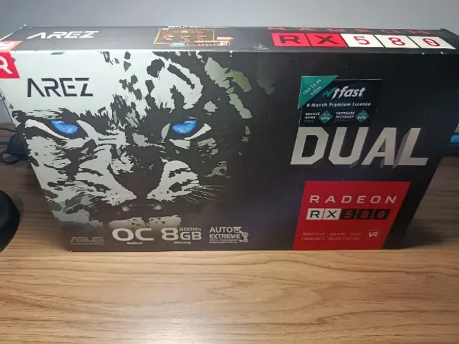 RX 580 Asus Arez OC 8gb dual fan