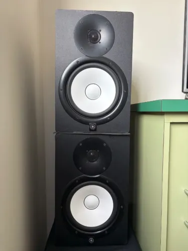 Monitores de estúdio Yamaha + sub HS8 S