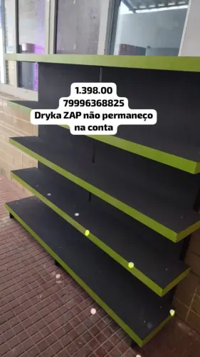 Gôndola de canto prateleira