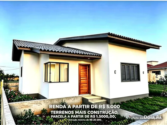 Casa (Alvenaria), com 2 quartos e 1 banheiros à Venda, 50 m² em Içara/SC