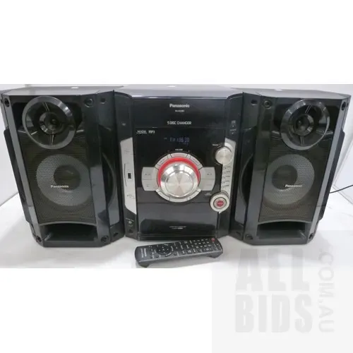 Aparelho de Som Panasonic 5 discos SA-AK280