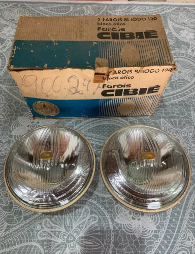 Par faróis Cibie 130mm (novo) carro antigo 