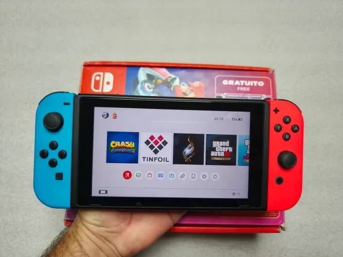 Nintendo switch V2 desbloqueado 128GB