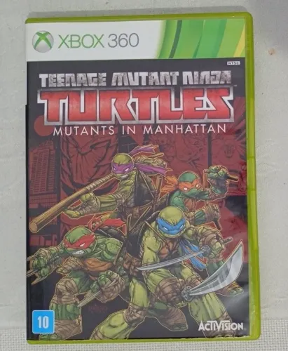 Teenage Mutant Ninja Turtles Mutants in Manhattan Xbox 360 - Mídia Física Original -