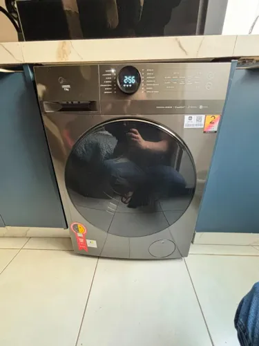 Máquina de Lavar Midea HealthGuard Smart 11kg Titanium MF200W110WB/GK