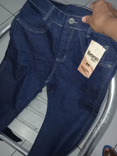 Calça jeans masculino slim premium tamanho 40.38