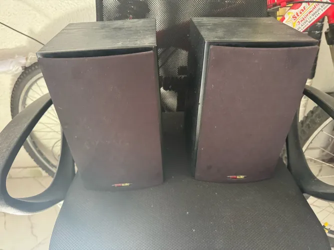 Par de caixas polkaudio