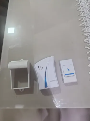 Campainha Sem Fio Minimem com Protetor de Chuva - Completa e Testada