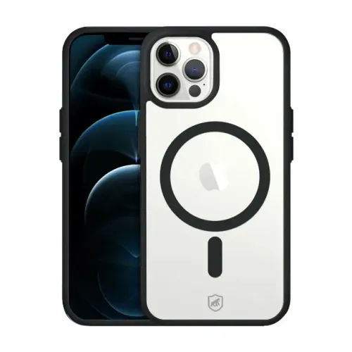 Capa MagSafe para celular iPhone 12 Pro Max - Preta - Gshield