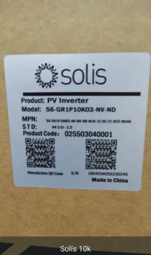 Inversor SOLIS 10 k