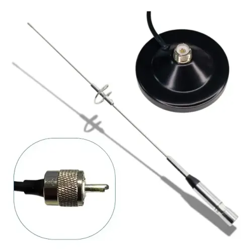 Antena para comunicador veicular radioamador